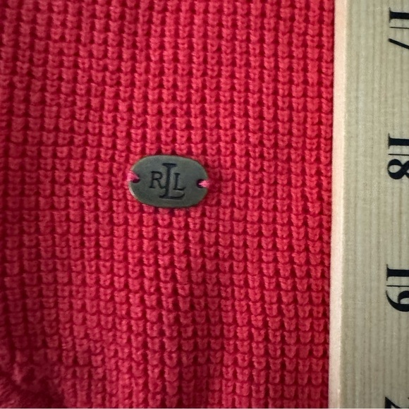 Lauren Ralph Lauren Black Label Hooded Waffle Knit Sweater - Picture 7 of 13